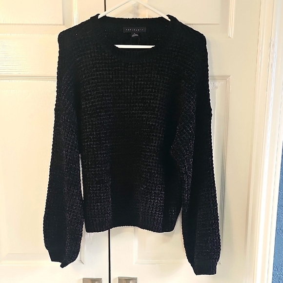 Express Sweaters - NWT Sanctuary Under the Stars Chenille Black Soft Slouchy Sweater L/ XL